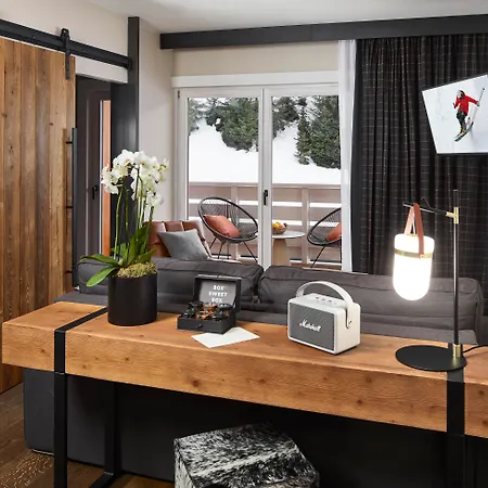 酒店 Ecrin Blanc - Aquapark 谷雪维尔